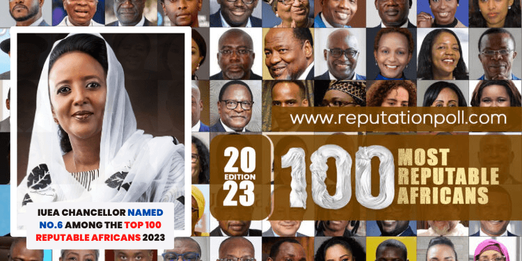 list of the top 100 Reputable Africans 2023