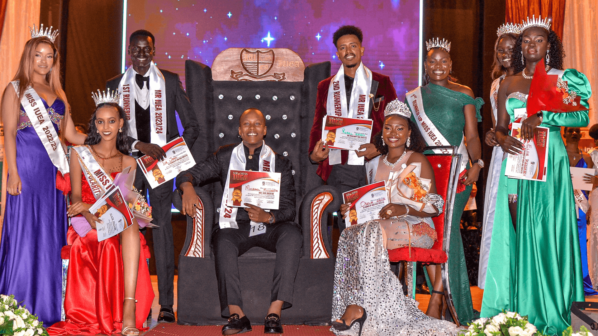 The grand finale of the 2023/2024 Mr. & Miss IUEA pageant was a spectacular success that showcased the diverse beauty within IUEA.