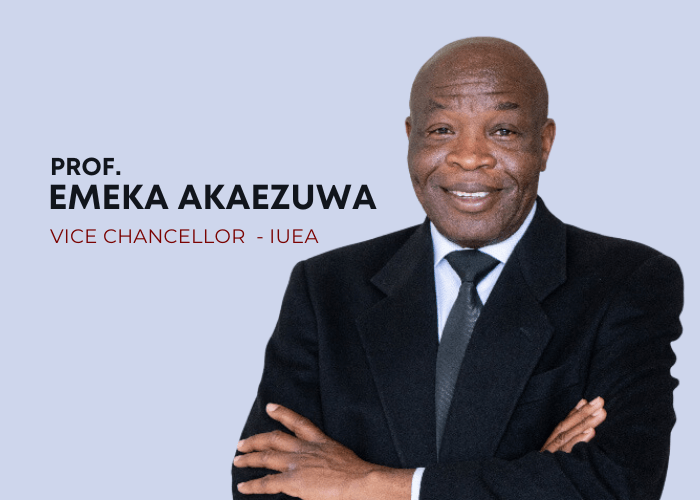 Vice Chancellor, Prof Emeka
