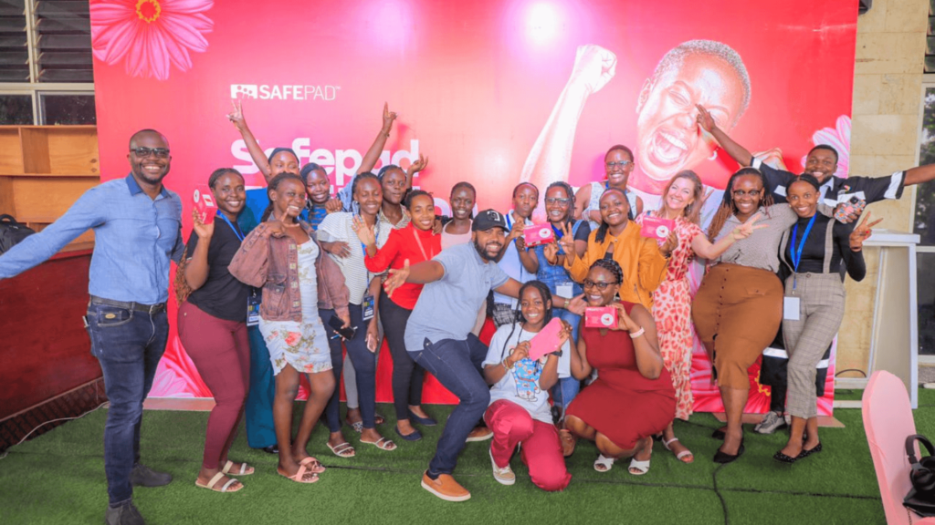 IUEA proudly hosted the launch of the reusable and environmentally friendly sanitary pads called Safepad.