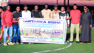 The International University of East Africa's vibrant Somali community held a Ramadhan football match.