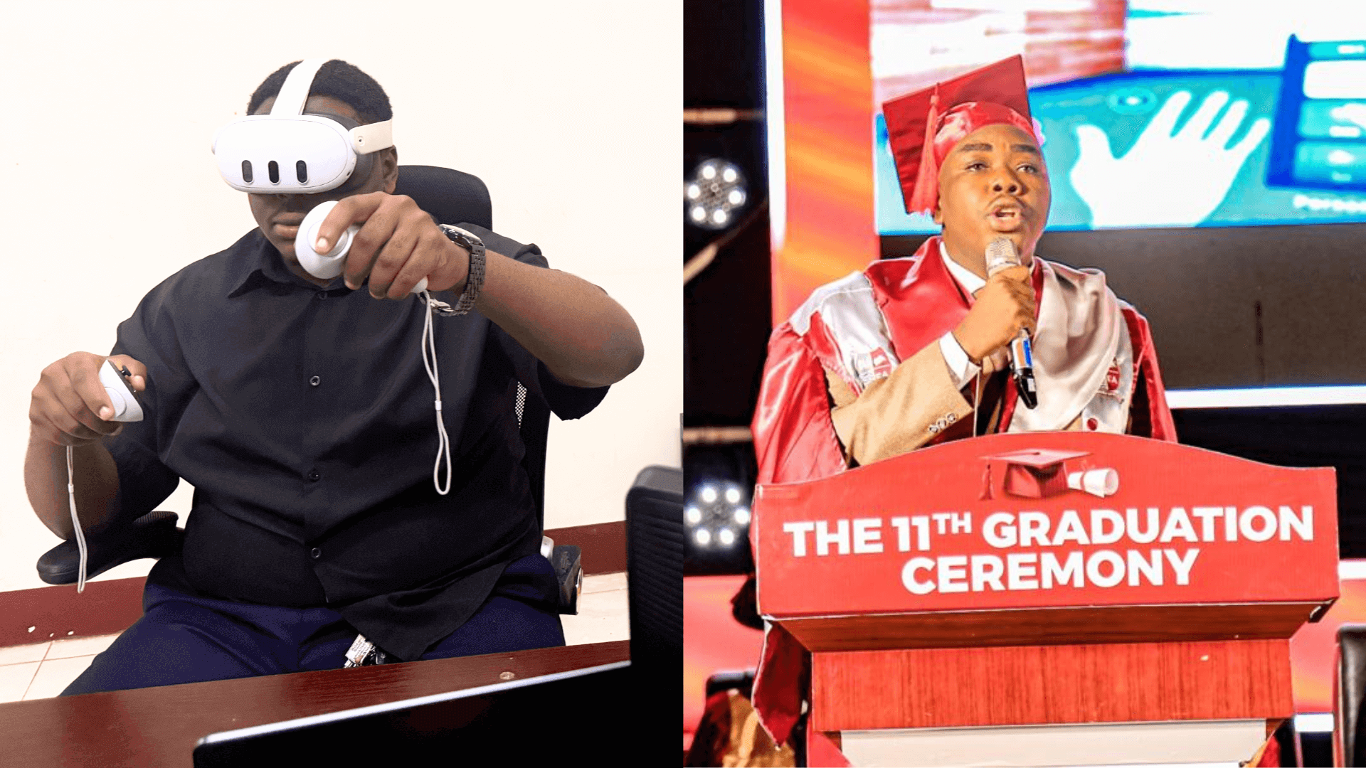 An IUEA graduate, Gael Ongoriko, is advancing virtual reality in Africa