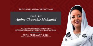 Dr. Amina Chawir Mohammed - 2nd Chancellor of IUEA